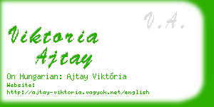 viktoria ajtay business card