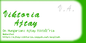 viktoria ajtay business card